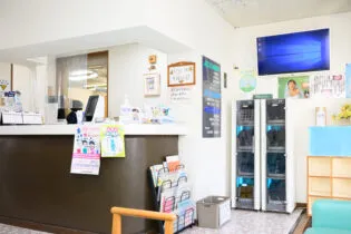 待合室から見た入口