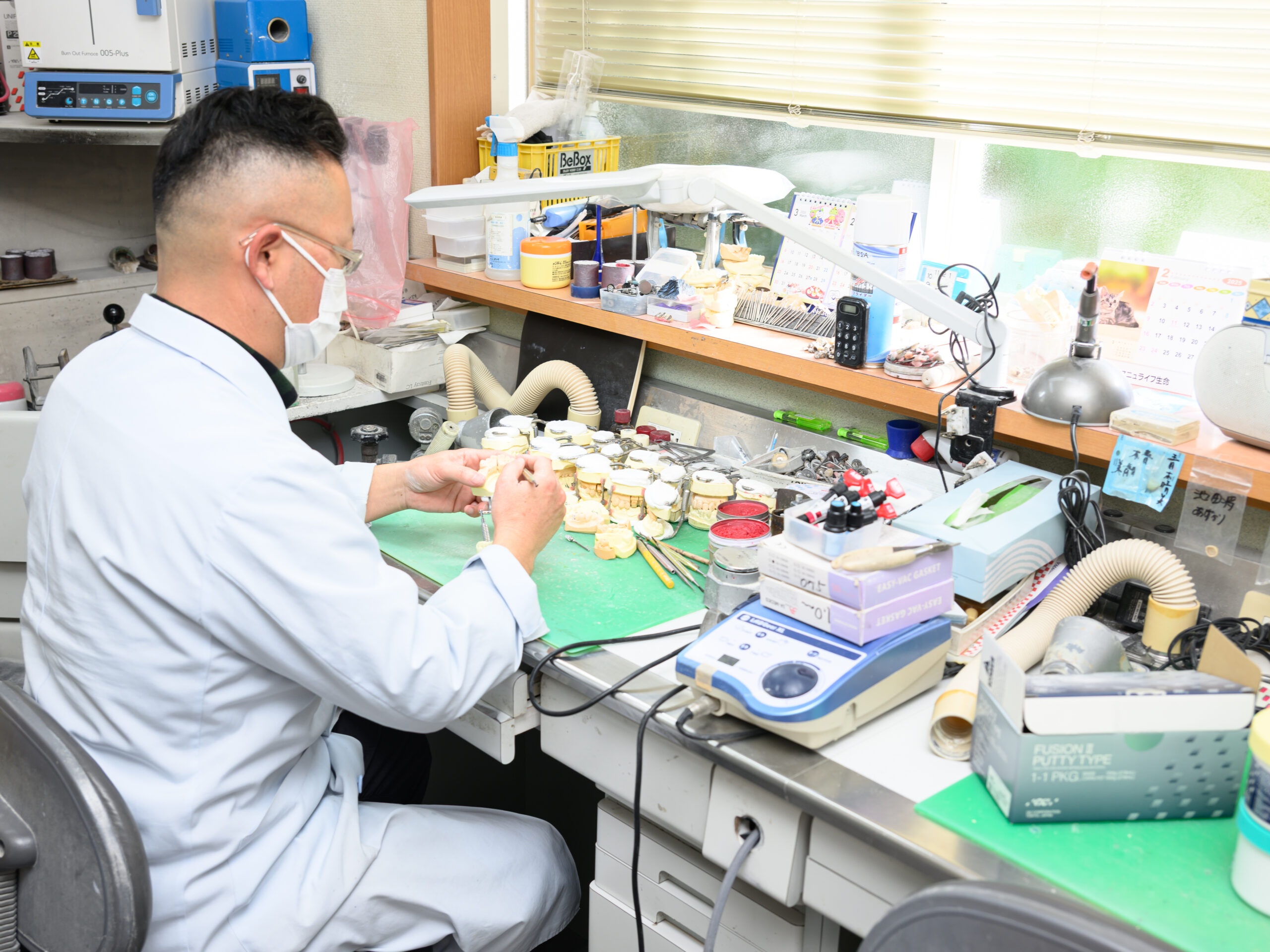 入れ歯作成中の写真②